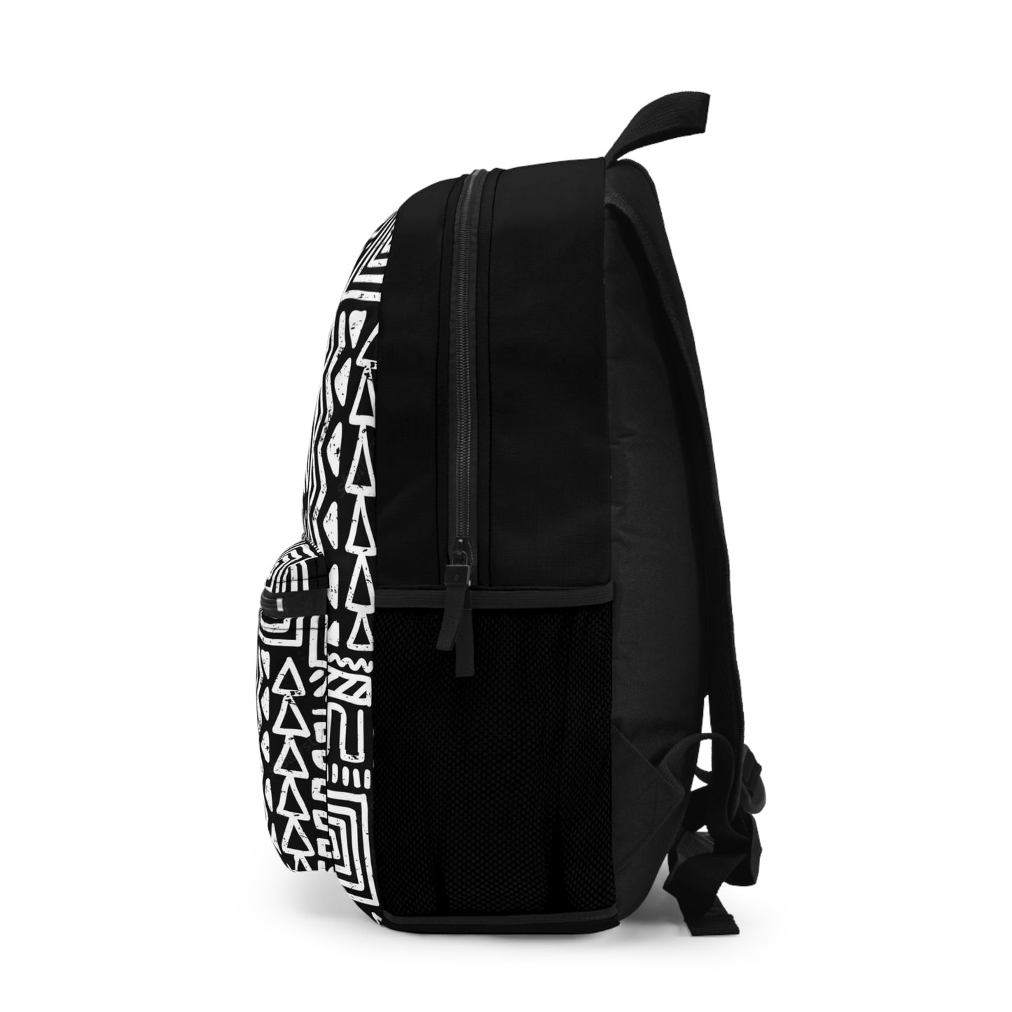 Geometric African Print Backpack