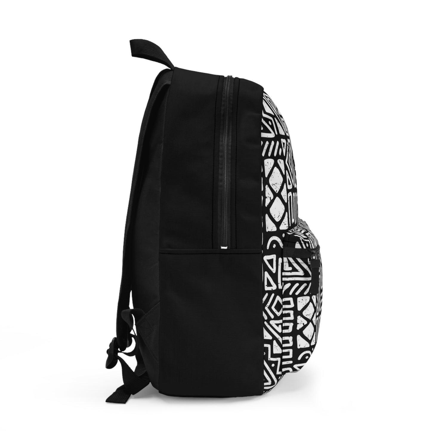 Geometric African Print Backpack