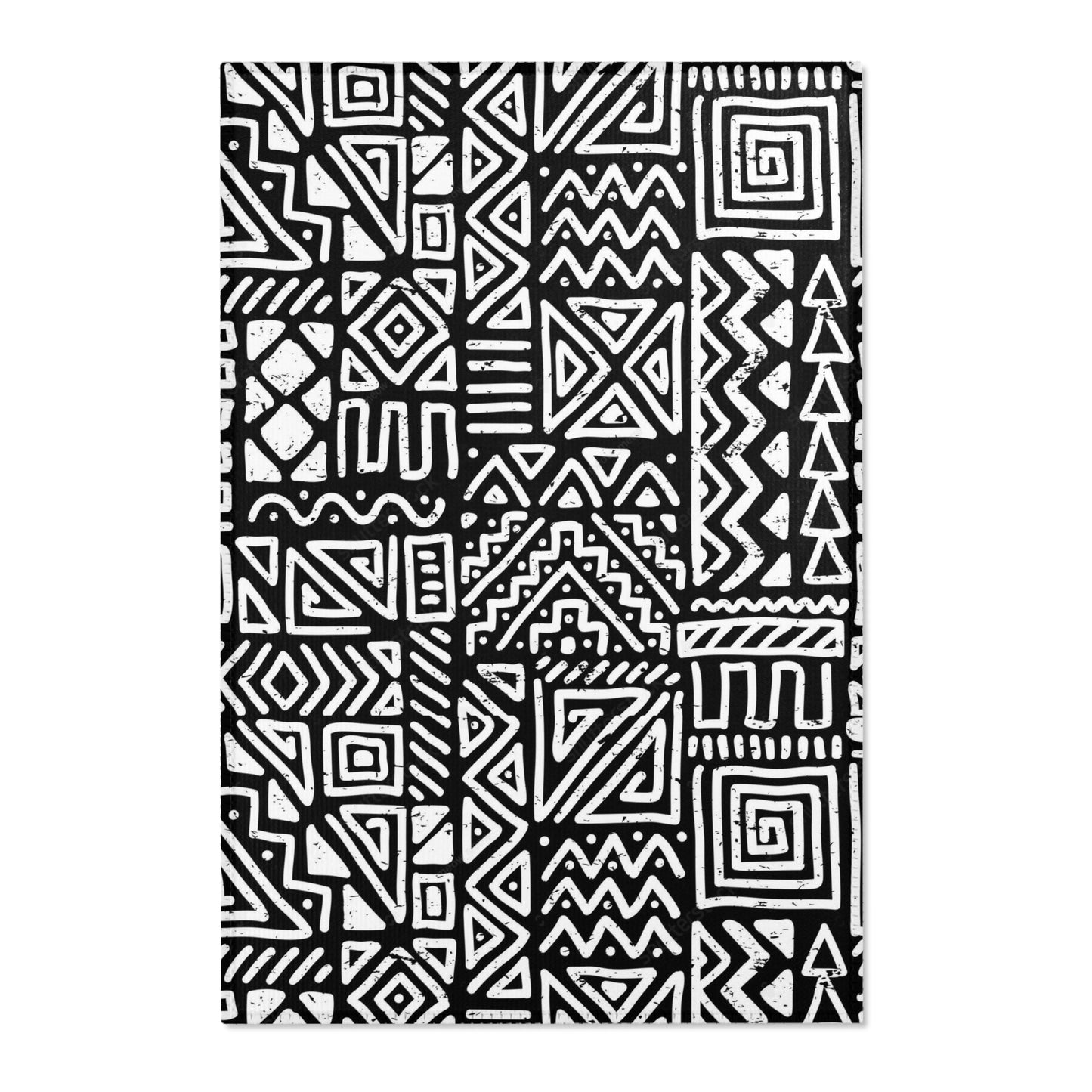 African-Inspired Geometric Print Area Rugs