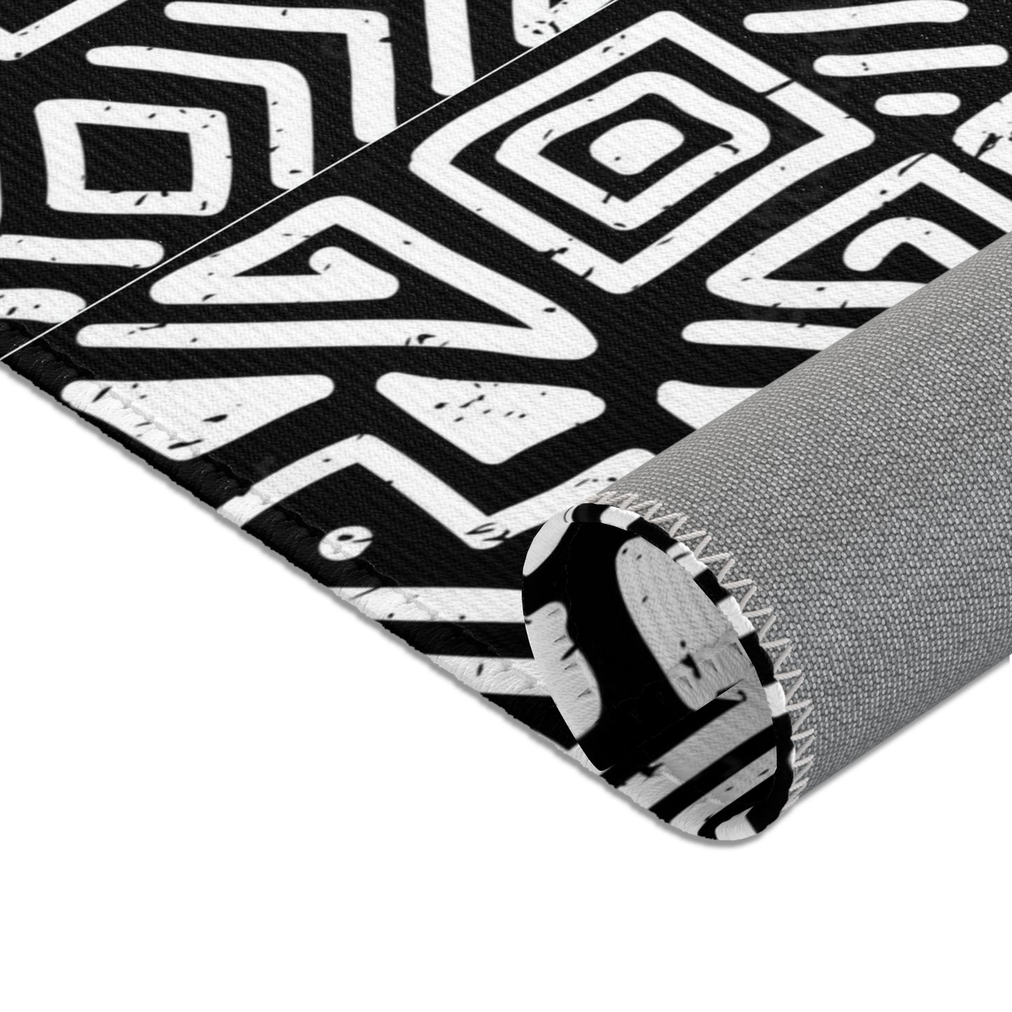 African-Inspired Geometric Print Area Rugs