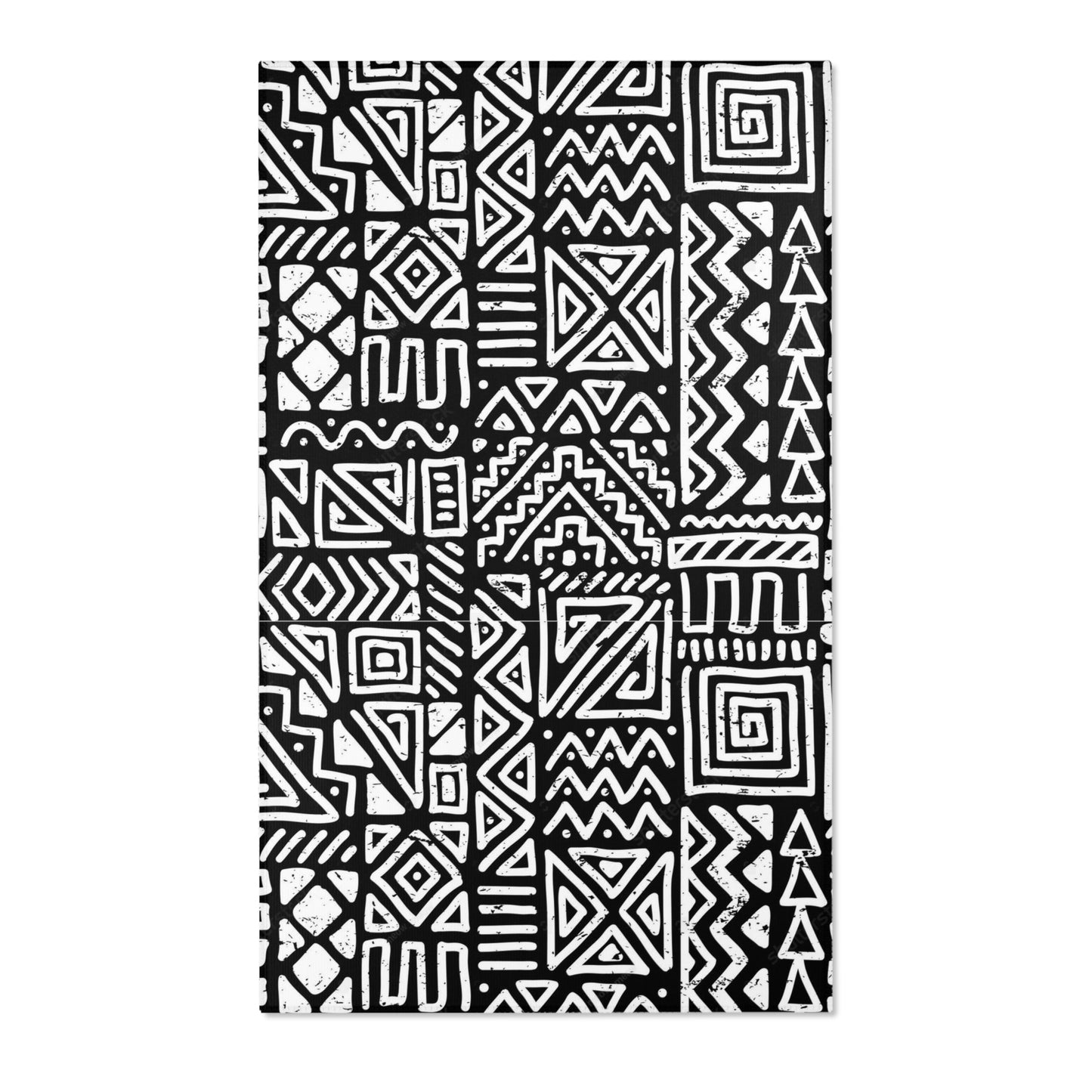 African-Inspired Geometric Print Area Rugs