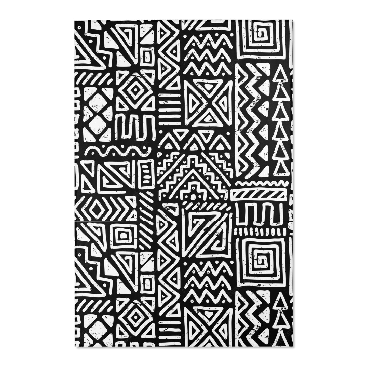 African-Inspired Geometric Print Area Rugs