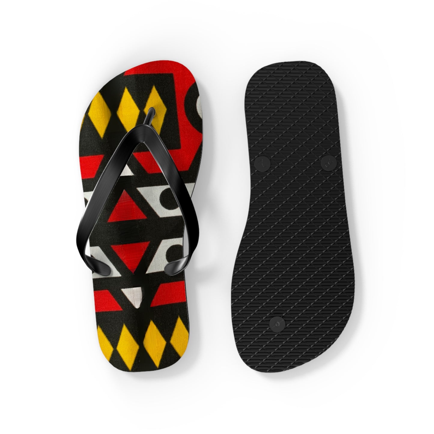 Samacaca African Print Flip Flops