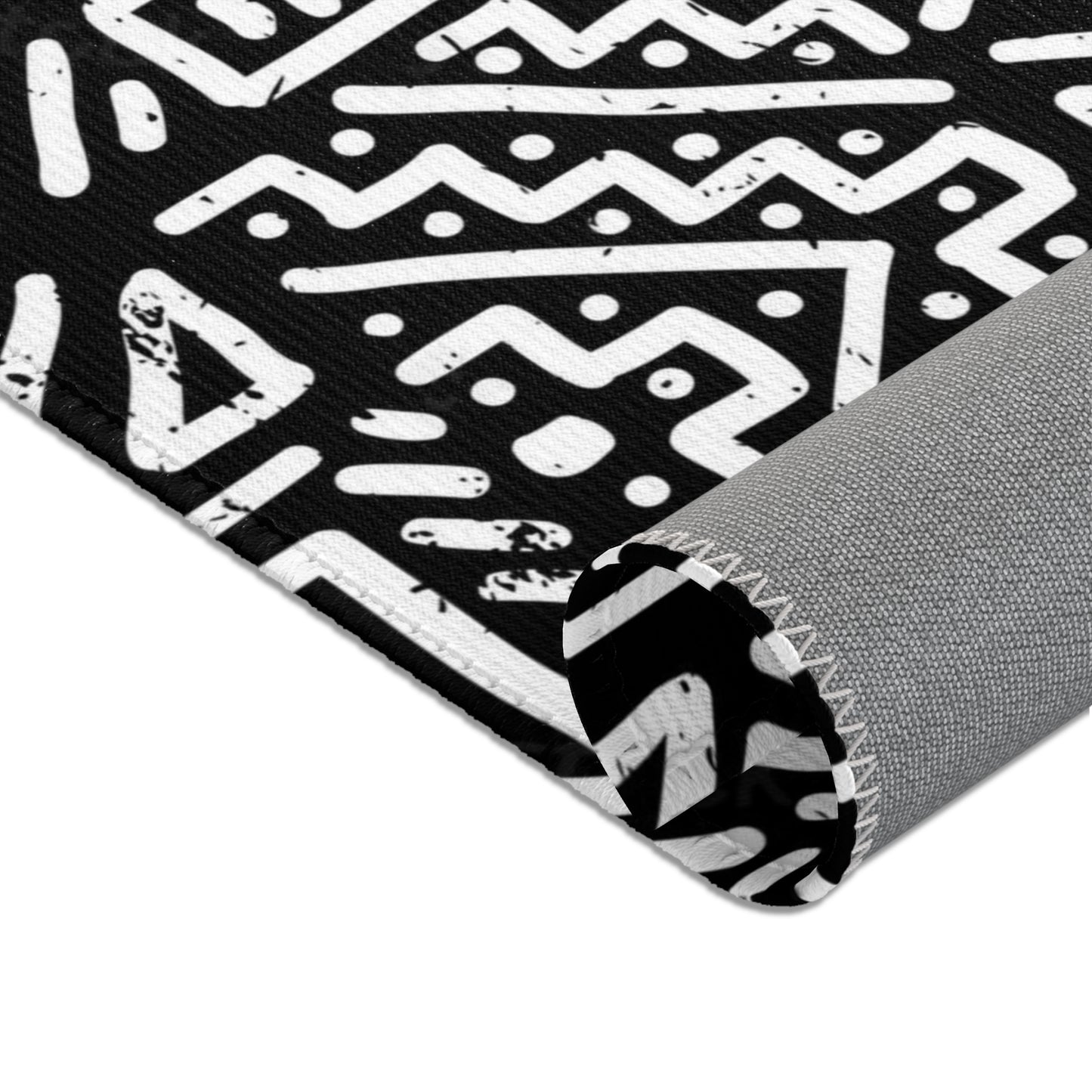 African-Inspired Geometric Print Area Rugs