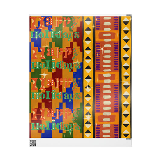 Kente Holiday Wrapping Papers