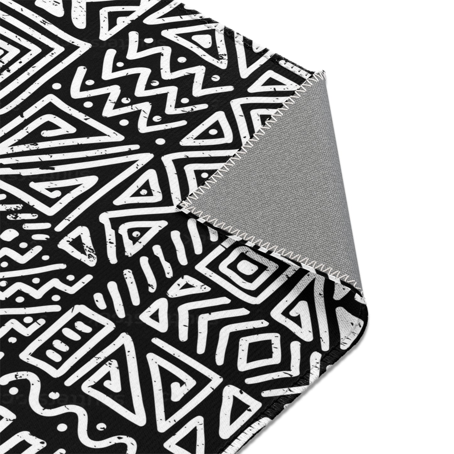 African-Inspired Geometric Print Area Rugs