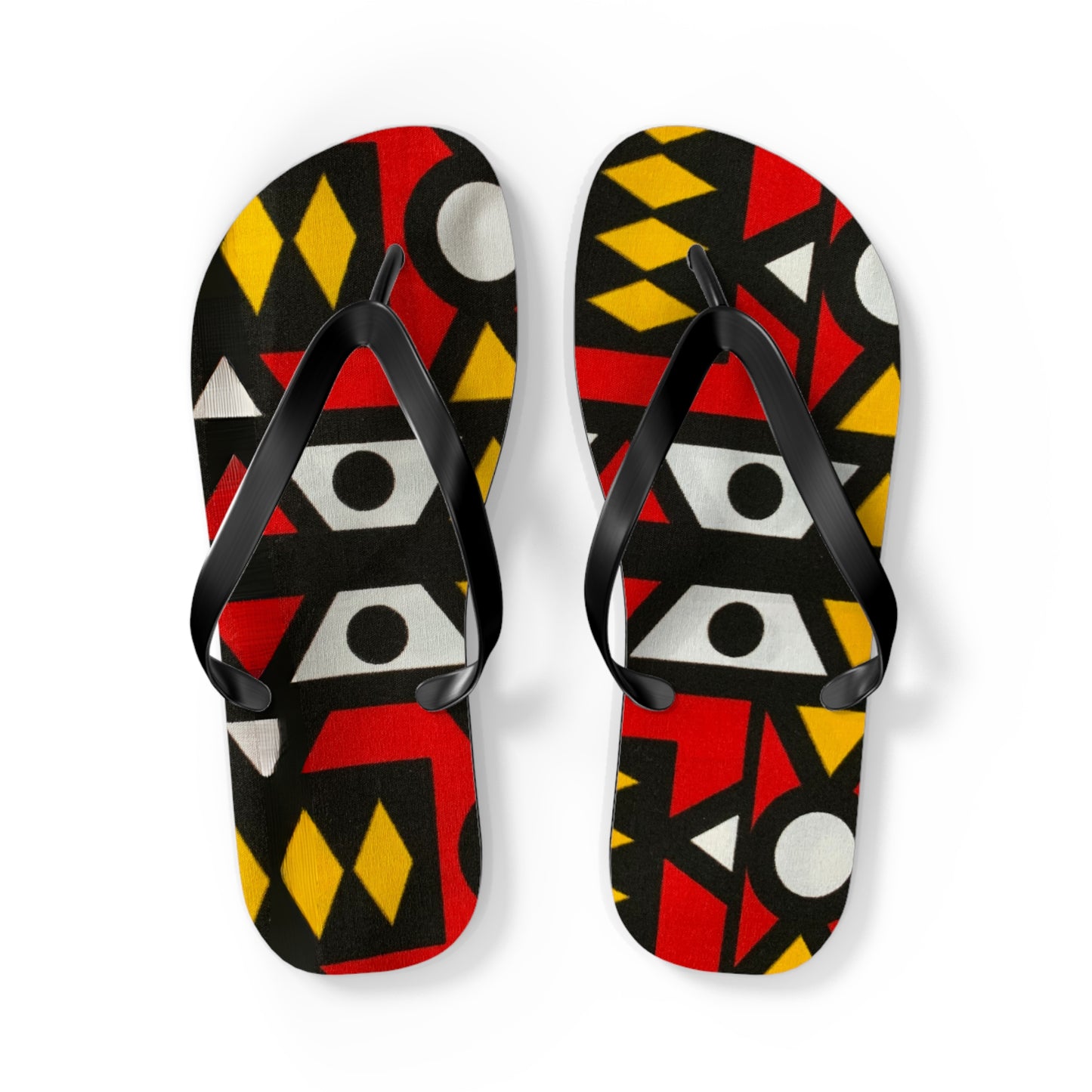 Samacaca African Print Flip Flops