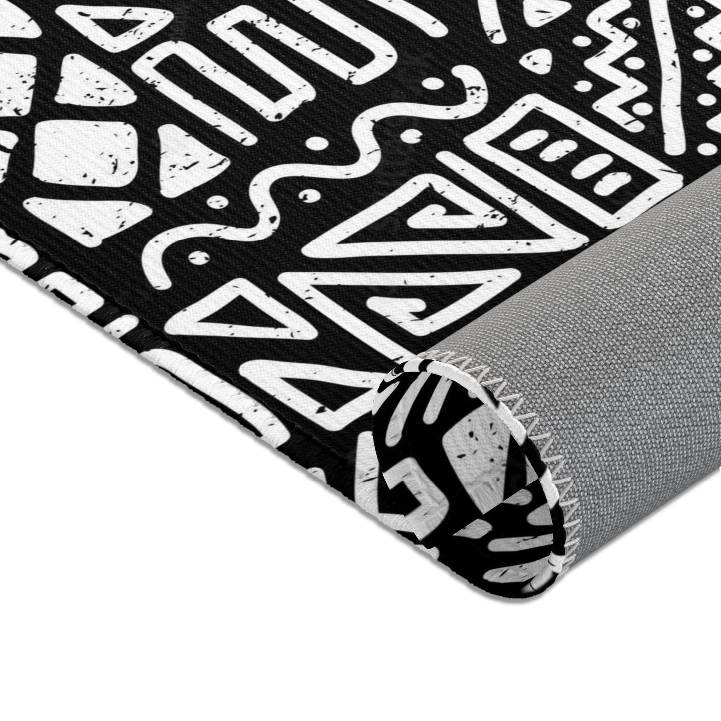 African-Inspired Geometric Print Area Rugs