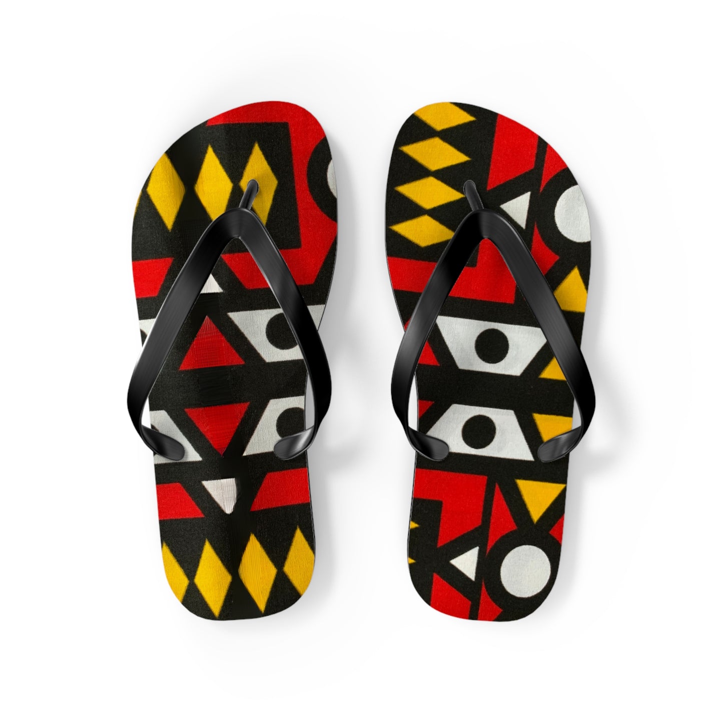 Samacaca African Print Flip Flops