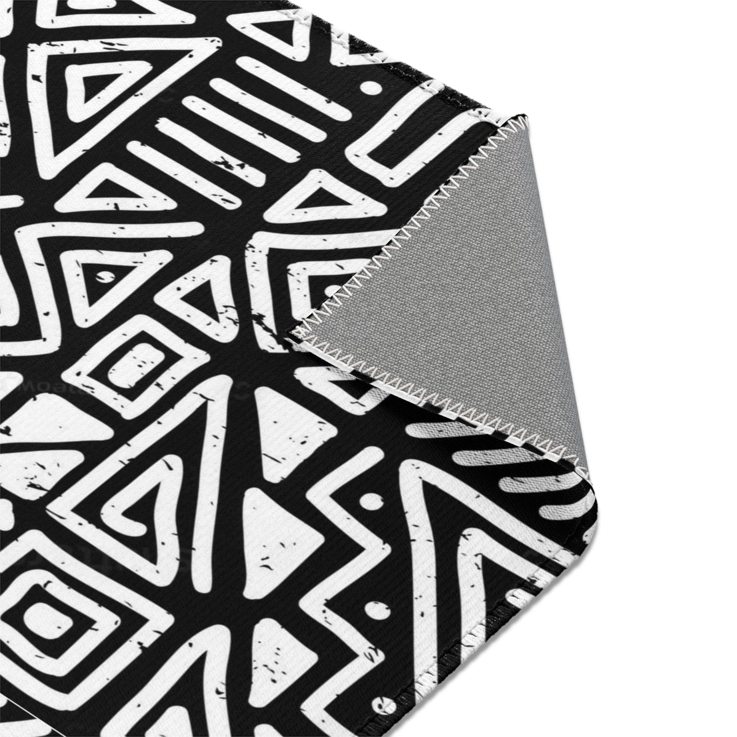 African-Inspired Geometric Print Area Rugs