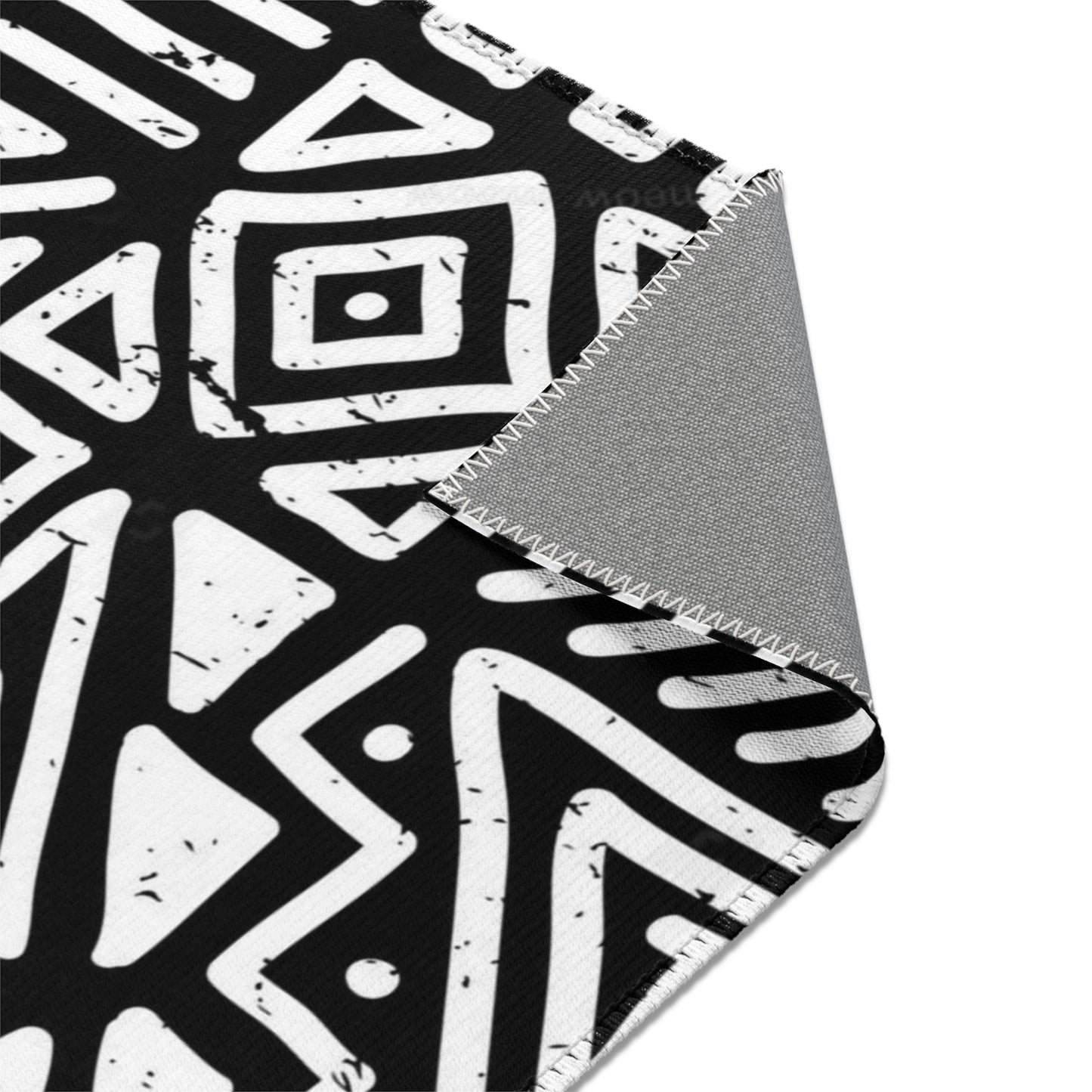 African-Inspired Geometric Print Area Rugs