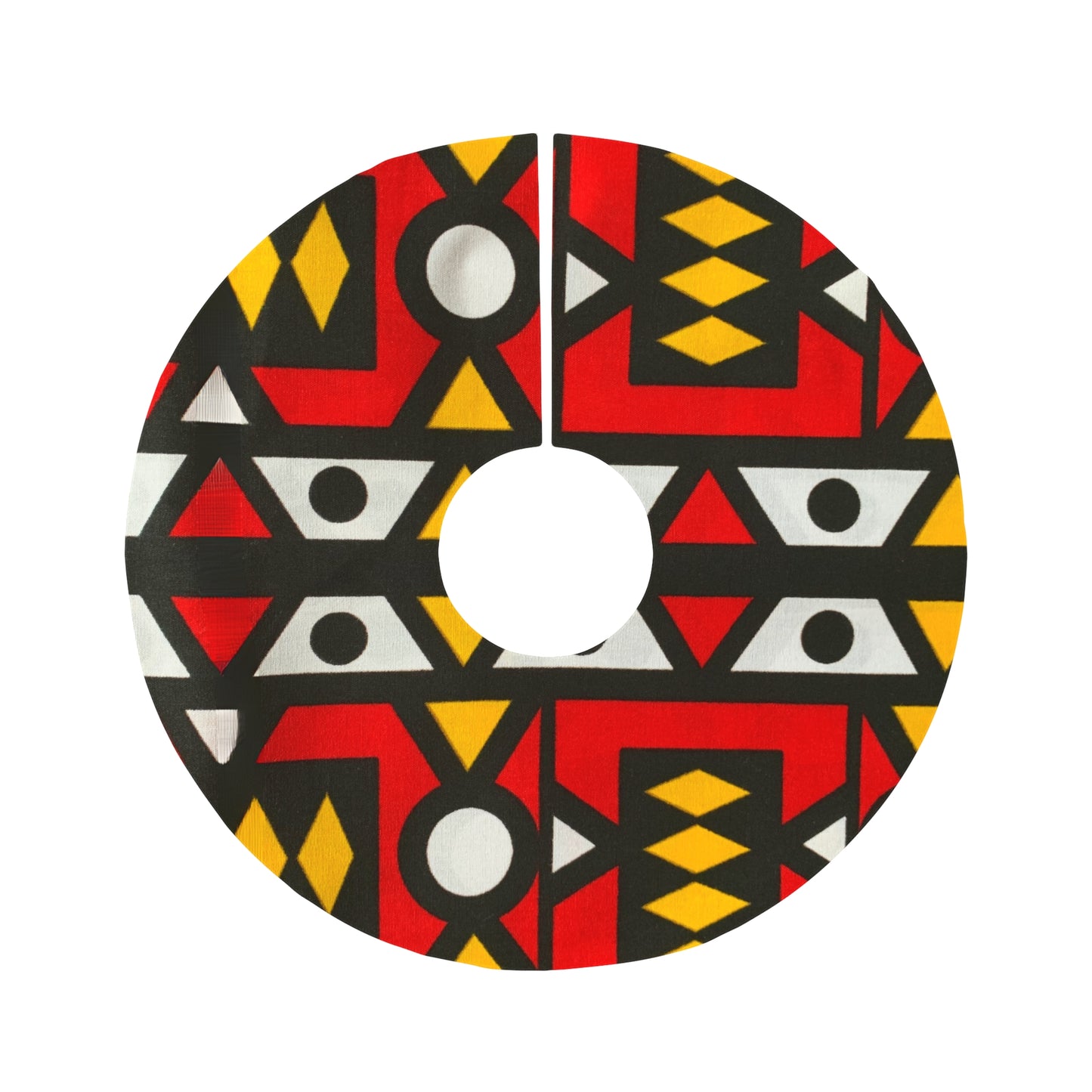 African Print Round Tree Skirt