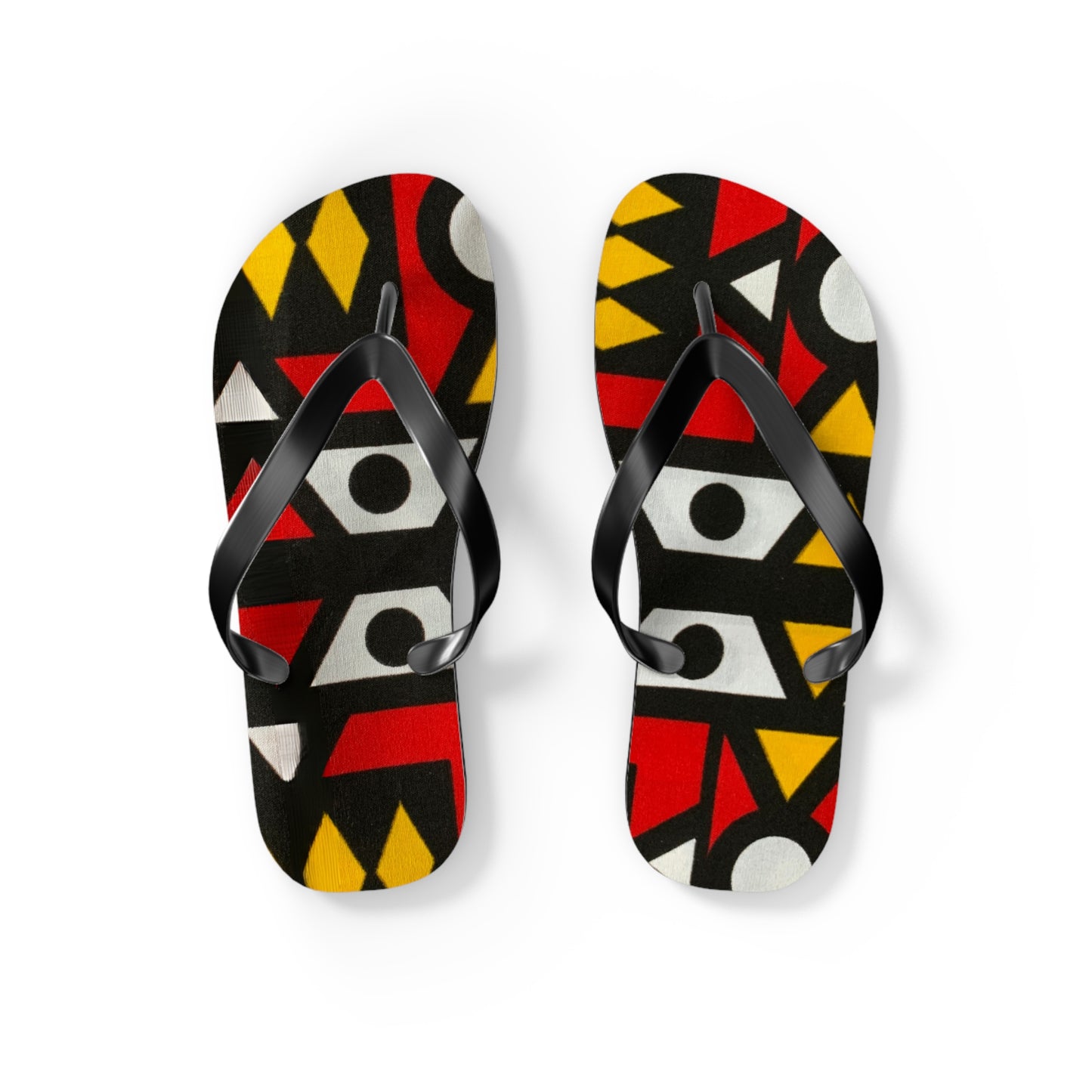 Samacaca African Print Flip Flops