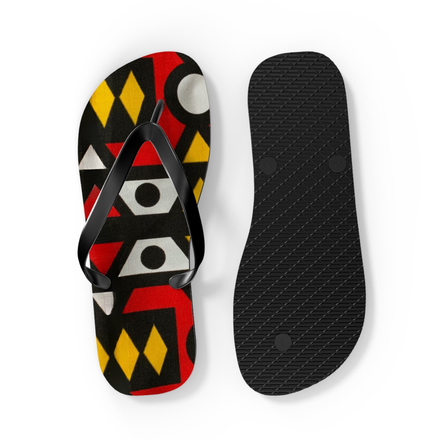 Samacaca African Print Flip Flops