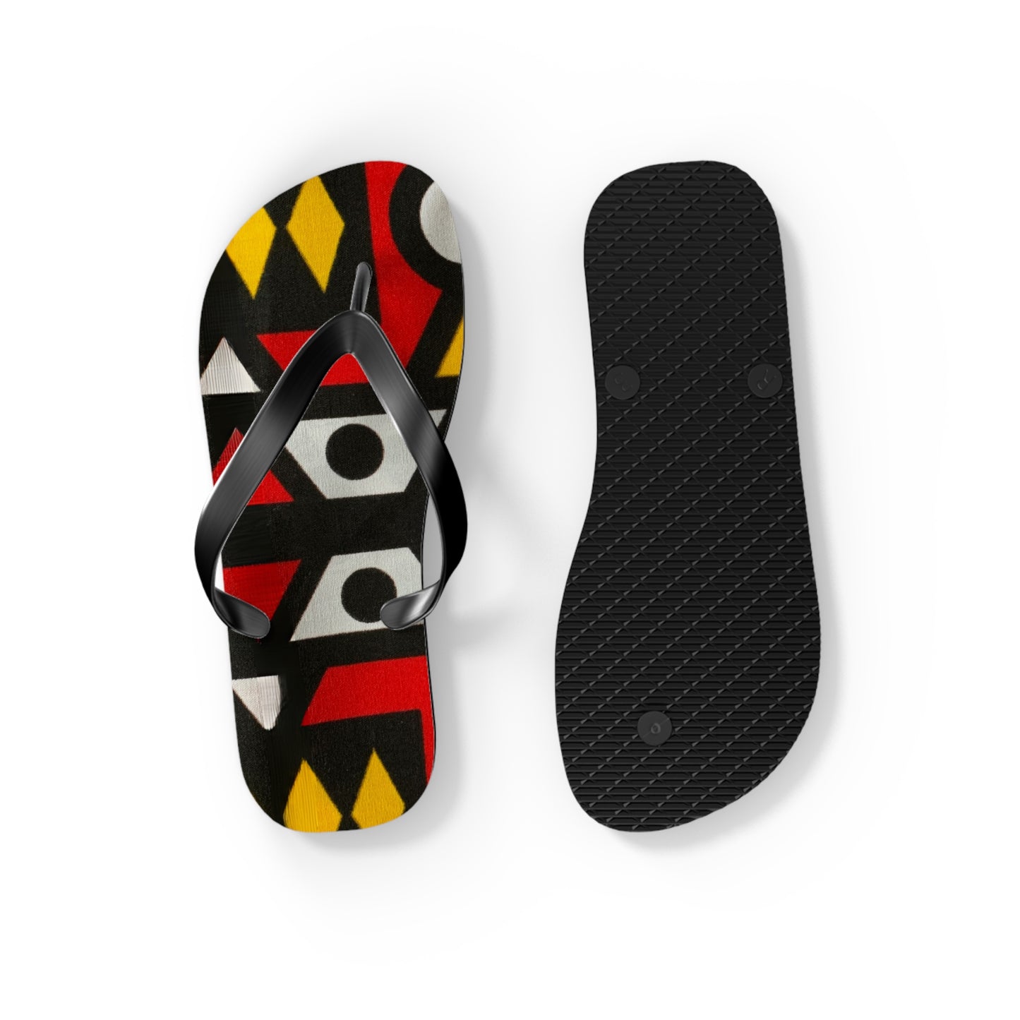 Samacaca African Print Flip Flops