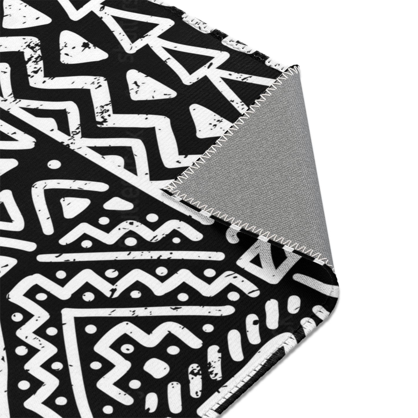 African-Inspired Geometric Print Area Rugs